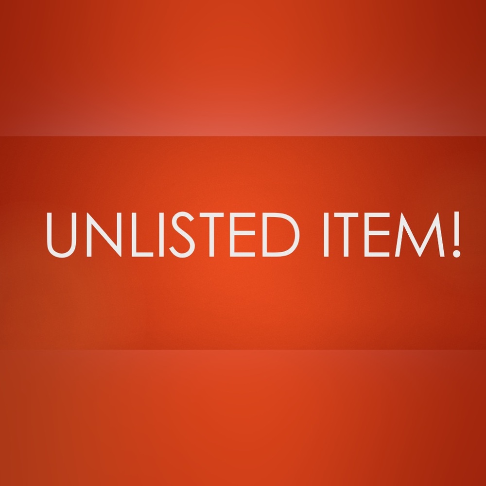 Auction Unlisted item!